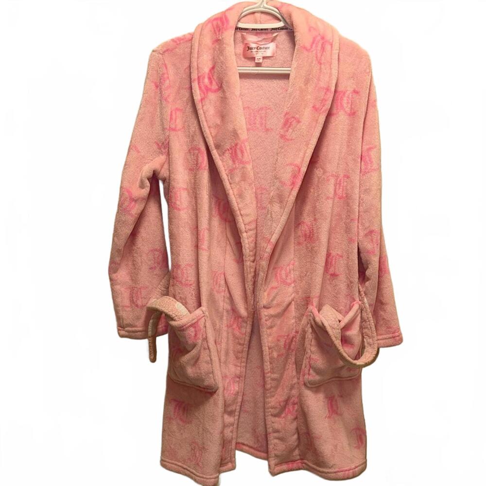 Juicy Couture Light Pink Plush Robe